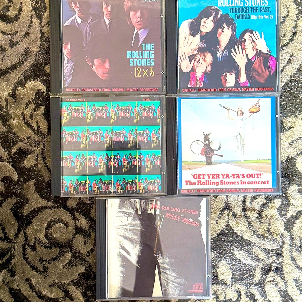 📀🎶 The Rolling Stones CD’s - 5 Disc’s